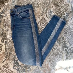 7 for all mankind  high-waist skinny ankle